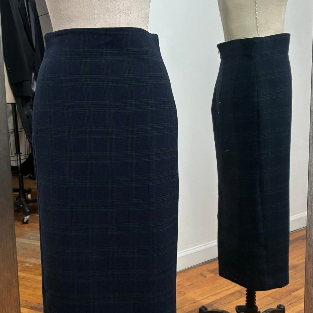 Catherine, Catherine Malandrino, Long Plaid Pencil Skirt, Size 2